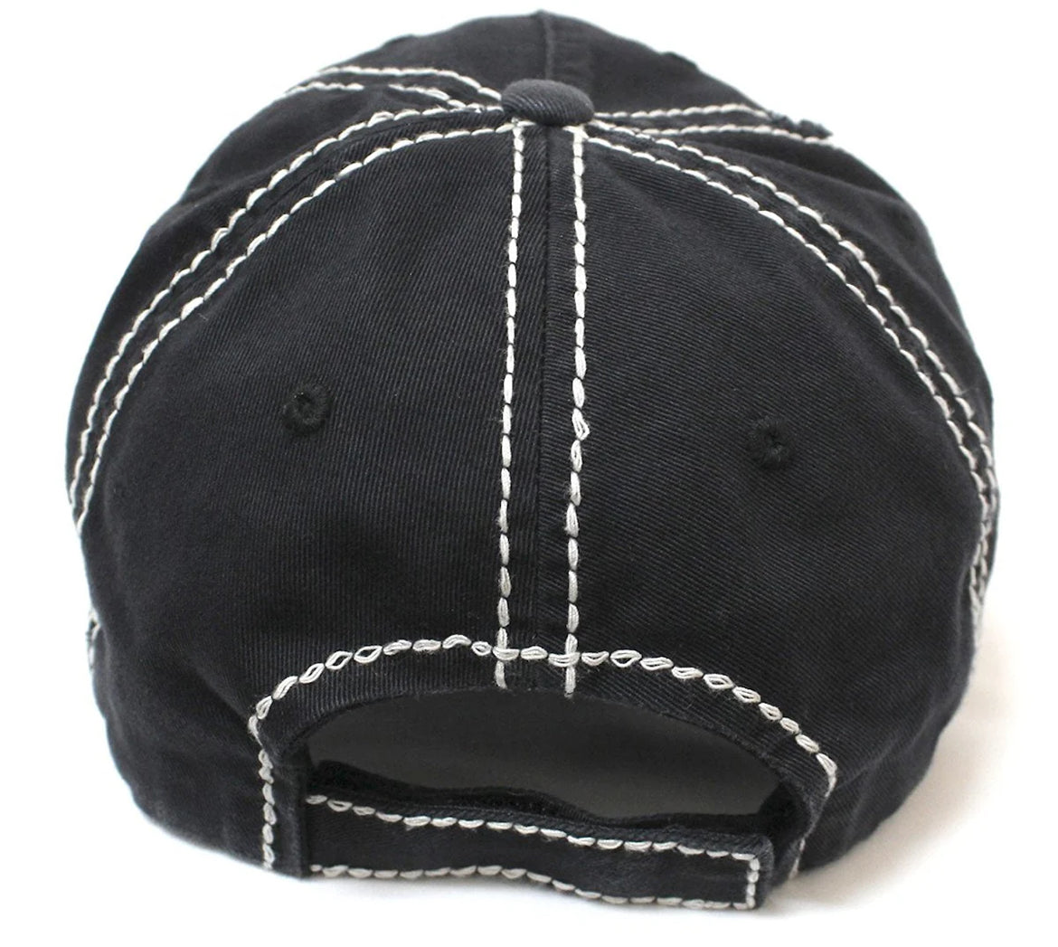 “Talk Southern To Me” Distressed Vintage Cap