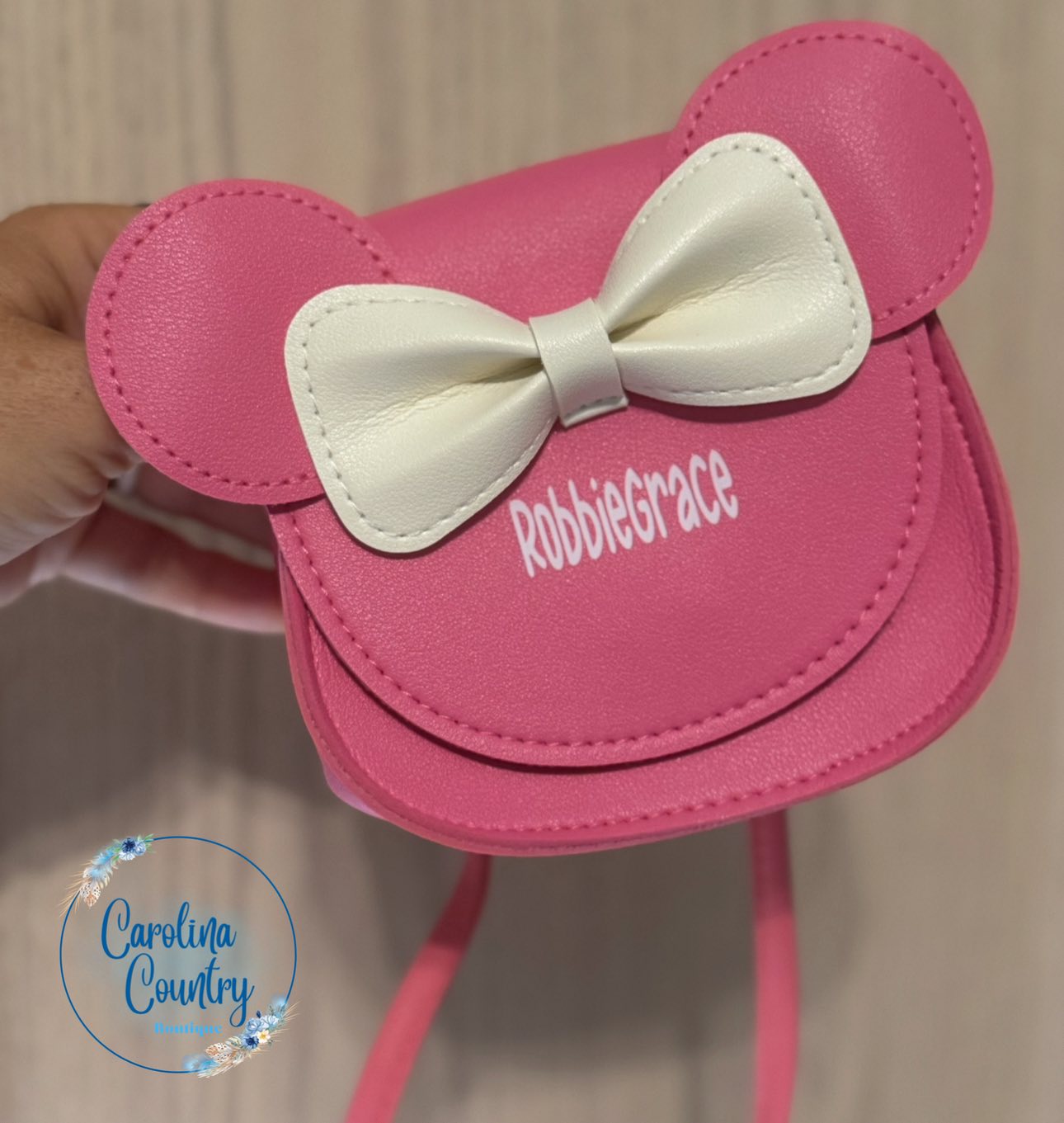 CUSTOM NAME “MOUSE EAR” PURSES