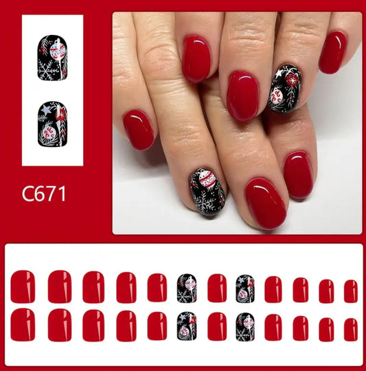 Press On Nails - Christmas