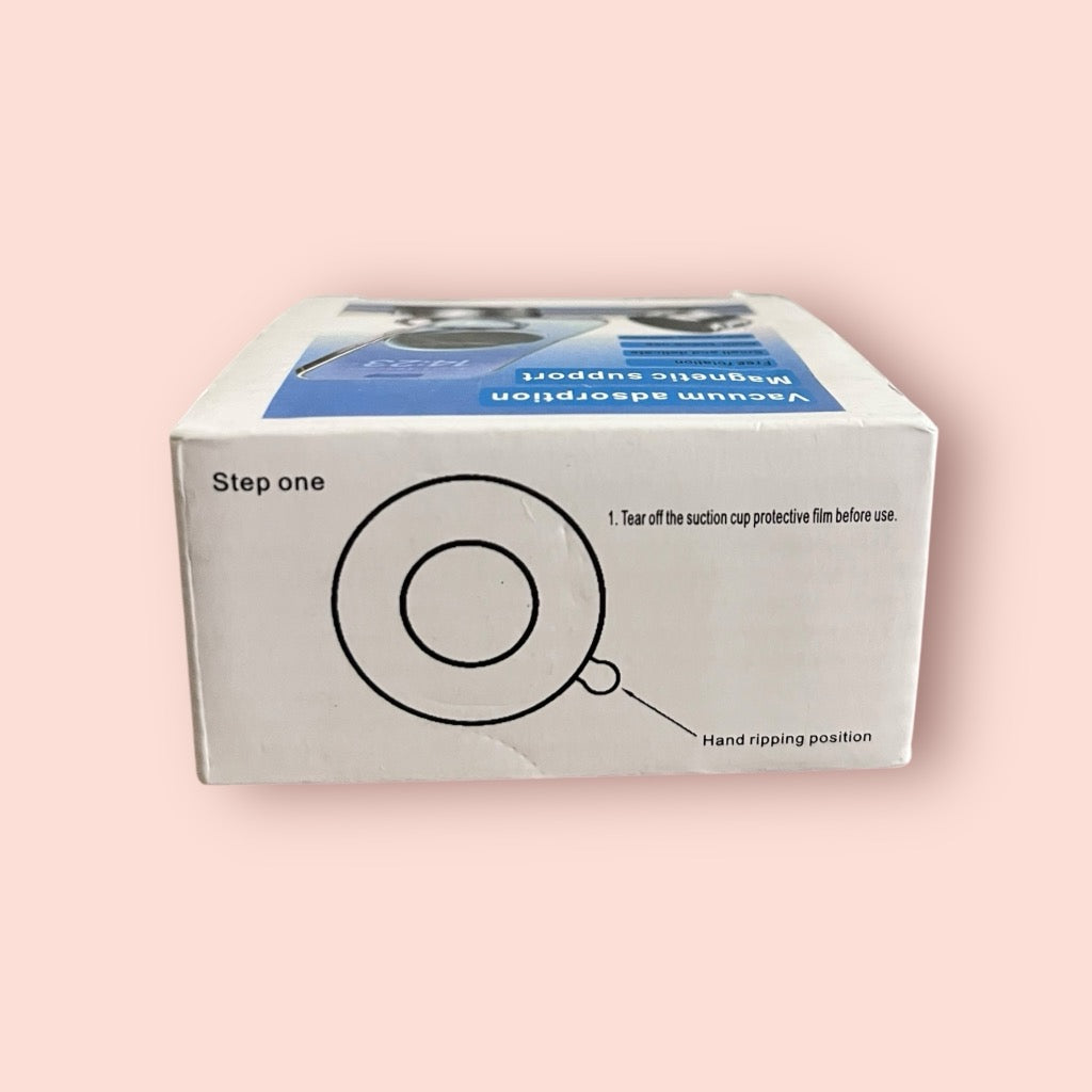 VIRAL Vacuum Absorption Phone Holder, 360° Adjustable Vacuum Magnetic Phone Holder, Suction Cup Phone Mount for Magsafe, Portable Cell Phone Holder for Car,Makeup/Gym/Mirror