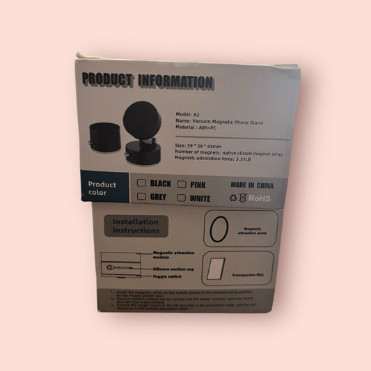 VACUUM SUCTION PHONE HOLDER