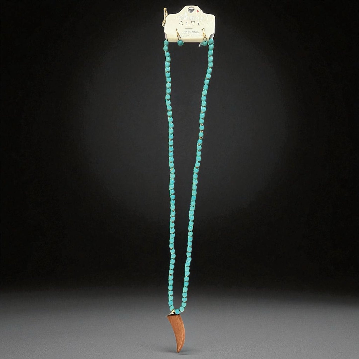 Western Earrings and Necklace Set