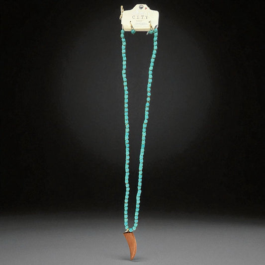 Western Earrings and Necklace Set