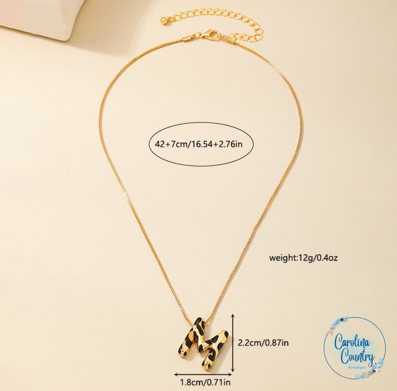 LEOPARD PRINT BUBBLE NECKLACES