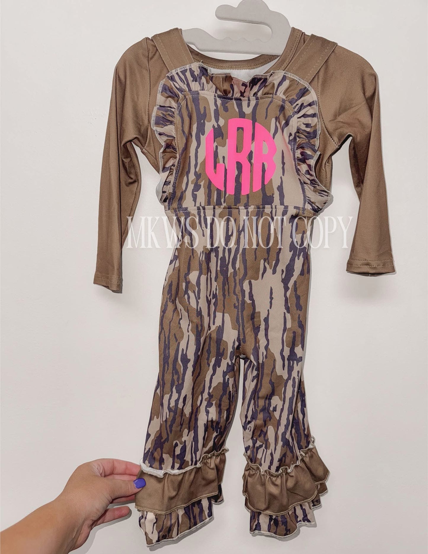 MONOGRAM SET - (Top + Overalls) -- READ ALL!!!