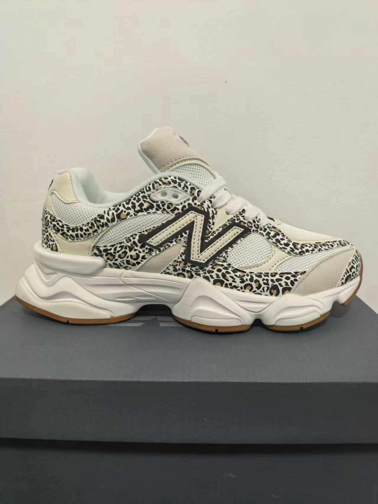 NB Tennis Shoes - Leopard