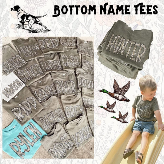 BOTTOMLAND NAME TEES