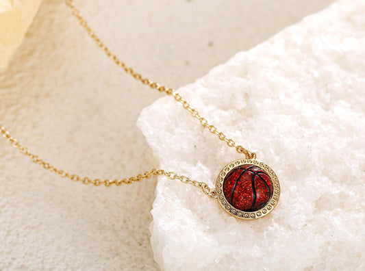 Basketball Necklace