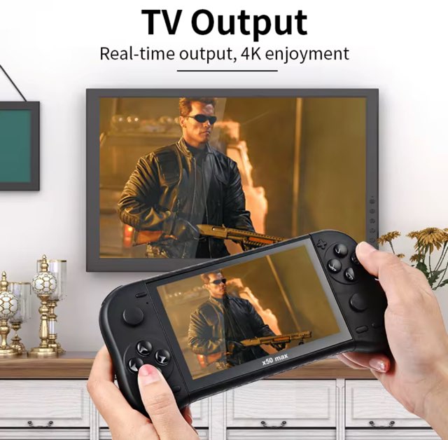 X50 Max Portable Retro Gaming Console (RTS)