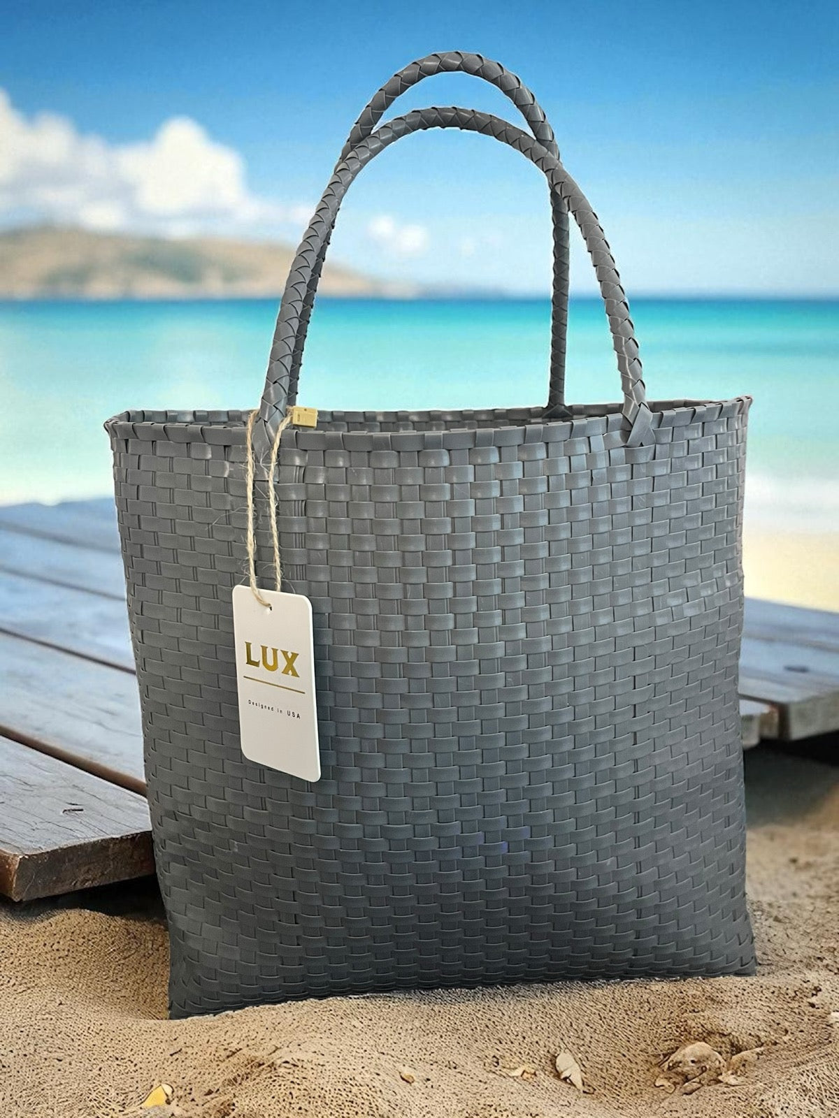 LUX Woven Tote Bag