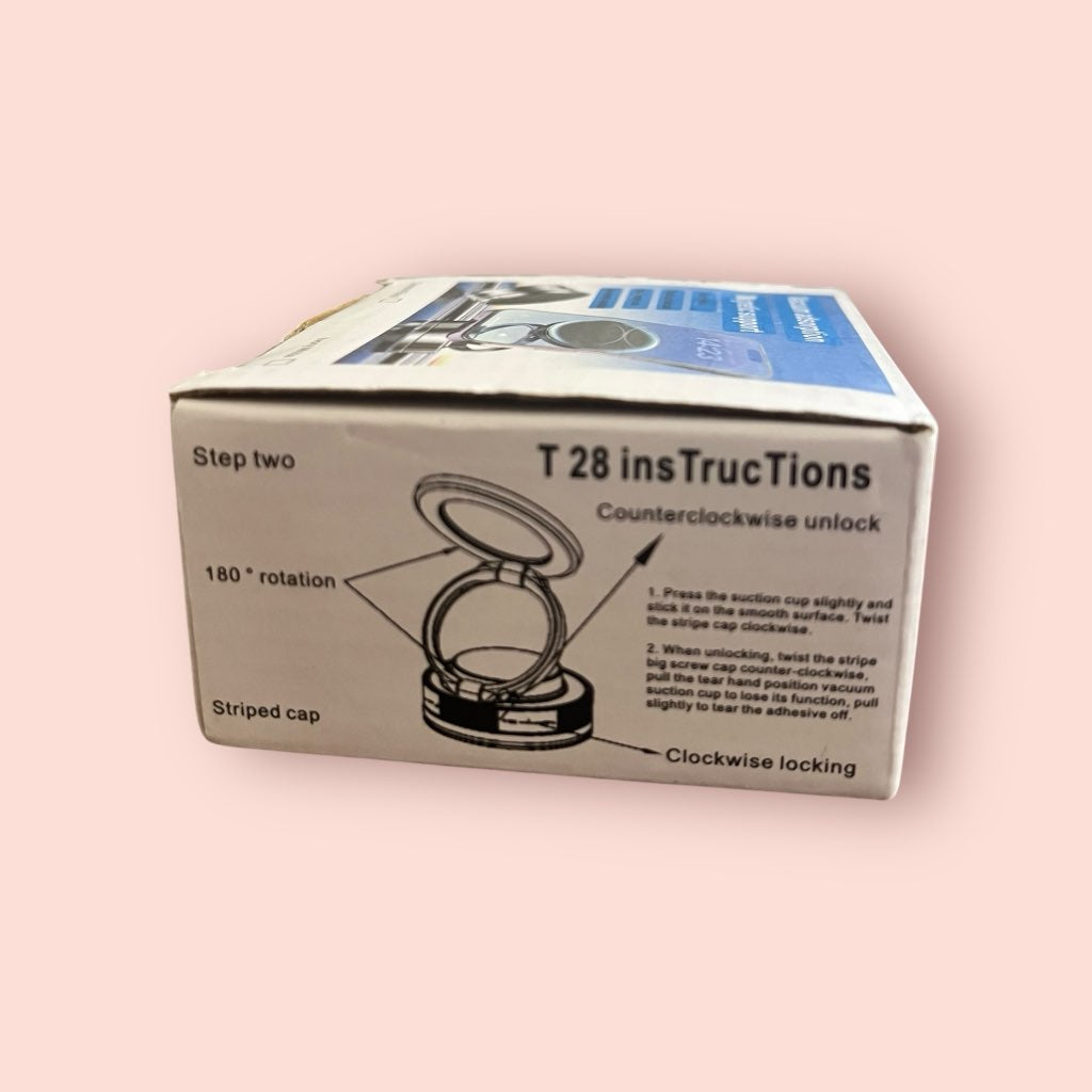 VIRAL Vacuum Absorption Phone Holder, 360° Adjustable Vacuum Magnetic Phone Holder, Suction Cup Phone Mount for Magsafe, Portable Cell Phone Holder for Car,Makeup/Gym/Mirror